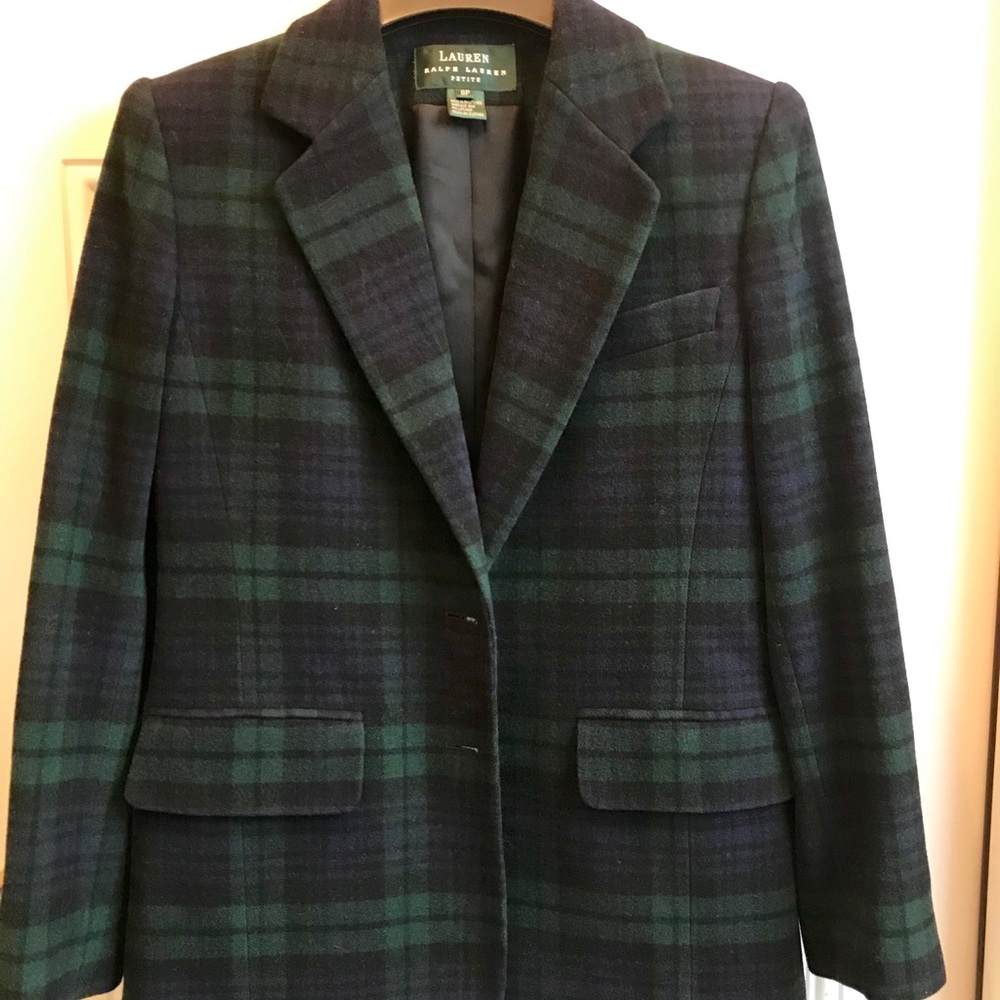 Ralph Lauren plaid jacket/ blazer
